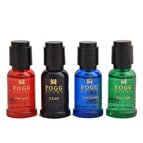 FOGG Unisex Liquid Musk Scent Gift Pack (Mini) (Prince,Czar,Tycoon,Sultan),15 Ml