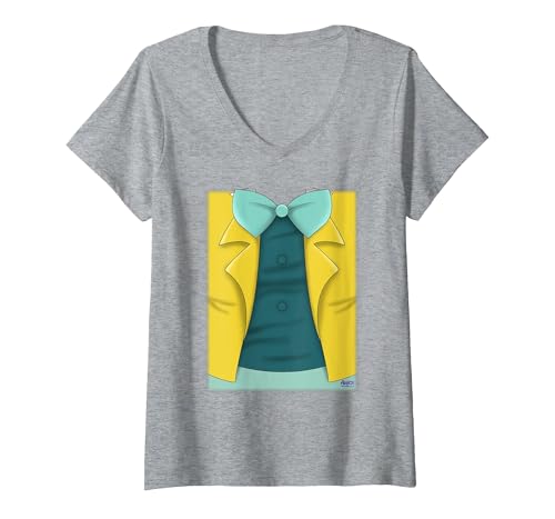 T-shirt col V Chapelier Fou Disney pour femme parfait pour votre soirée déguisée d'Halloween