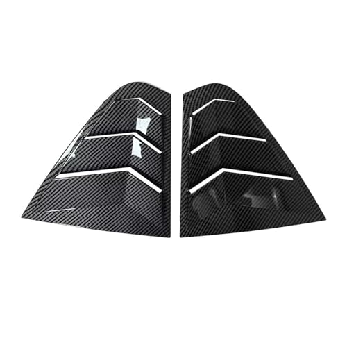 Persiennes de fenêtre latérale en ABS carbone pour Rapid Sedan 12-18
