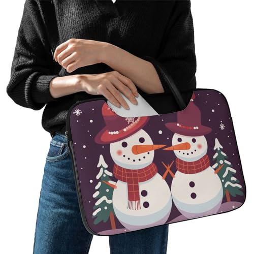 Bolso para portátil impermeable de 17 pulgadas Snowman in The Snow miniatura 2