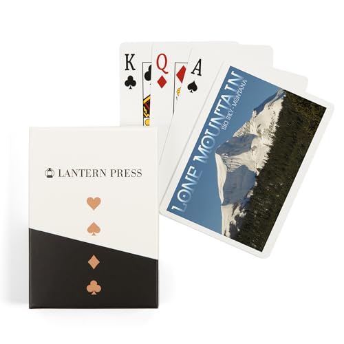 Lantern Press Montana, Lone Mountain, 52 cartas poker
