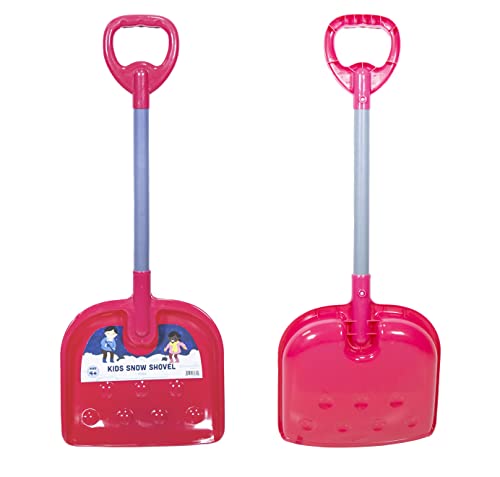 Avalanche Brands | Classic 35" Downhill Toboggan & Snow Shovel Bundle | Pink | Fit For 2 Riders #TOP2