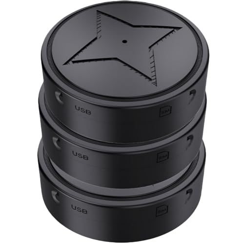 Marnoval Traceur GPS Voiture sans Abonnement - Magnétique & Discret avec Alertes(3 GPS) (3PC)