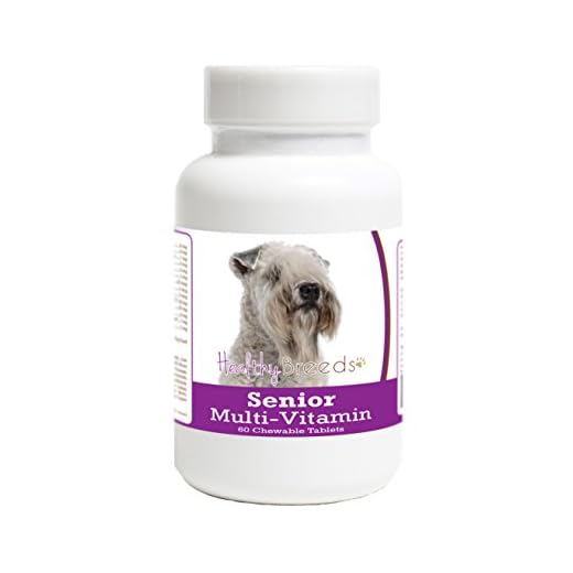 Healthy Breeds Soft Coated Wheaten Terrier Senior Dog Multivitamin Tablets 60 Count