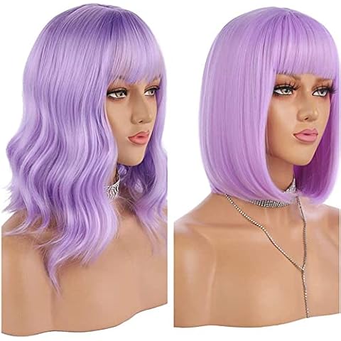 eNilecor Lavender Purple Wigs for Women Cover