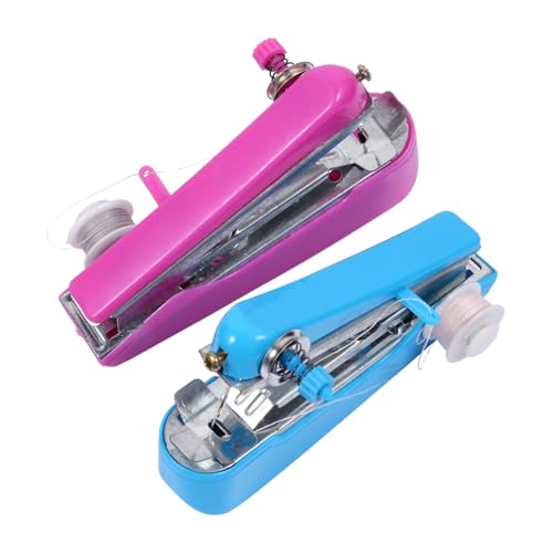 SEWOART 2piezas Máquina De Coser Mini Manual Para Principiantes y Profesionales Para Ropa Seda Vaqueros Cortinas Parches SEWOART 2piezas Máquina De Coser Mini Manual Para Principiantes y Profesionales Para Ropa Seda Vaqueros Cortinas Parches