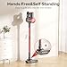 HOUSBRUSH Cordless Vacuum Cleaner with Self-Standing, 40KPA Stick Vacuum Cleaners for Home, 8-in-1 Lightweight Rechargeable Vacuum, 7-Layer Filtration,Ideal for Carpet, Pet Hair, Hardwood Floors