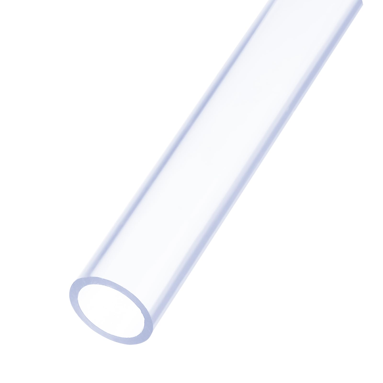 Tuyau de vidange pour poussière en plastique rond transparent bleu 25mm