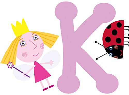 Ben & Holly's Little Kingdom Holly and Personalised Letter Wall Sticker Decal Vinyl (60cm Width x 50cm Height) - Image 2