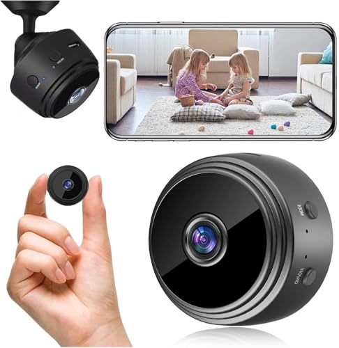 Mini C&aacute;mara Esp&iacute;a WiFi 1080P HD Invisible Camara vigilancia WiFi ...