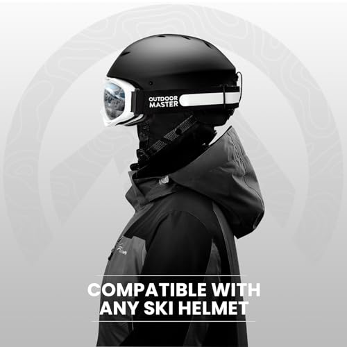 Image of OutdoorMaster OTG Ski Goggles - Over Glasses Ski /Snowboard Goggles for Men, Women & Youth - 100% UV Protection