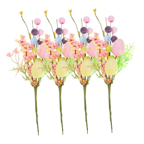 Garneck 4 Piezas De Recortes De De Pascua Relleno para Peceras Decoraciones para Jardín Juguetes para Arroyos Portavasos Navideños Botellas para Fiestas De Bodas Adornos