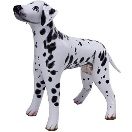 Jet Creations 39 L Inflatable Dalmatian Dog Black White Animal Puppy Pet Figure for Decor Play Thanksgiving Christmas WinterParty Birthday VBS Photo Prop Gift for Boys Girls Kids 1pc