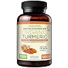 Organic Turmeric Curcumin Capsules 1420mg High Strength Serving with Black Pepper & Ginger for Maximum Absorption of…