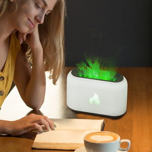 Diffuseur d'arômes effet flamme avec brume 3D, l'idée cadeau relaxation - 4