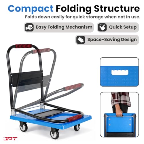 Image of JPT Hand Truck Folding Trolley Truck (300KG Small)