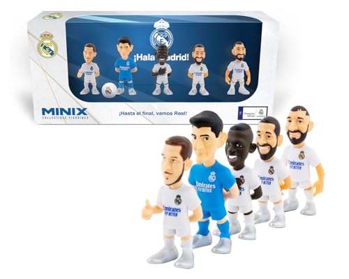 MINIX Pack de 5 Figuras 7 Cms Real Madrid CF