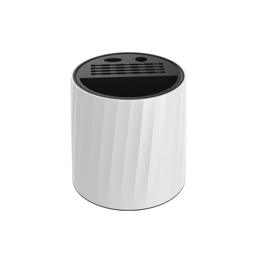 E7v2t9k6 White Cooking Utensil Holder Utensil Holder 360° Countertop Organizer Multifunctional Cooking Tools Storage Pot Cutlery Organizer(White)