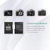 BESTON 2-Pack EN-EL14 / EN-EL14a Battery Packs and Rapid USB Charger Compatible with Nikon D3100 D3200 D3300 D3400 D3500 D5100 D5200 D5300 D5500 D5600 DF Coolpix P7000 P7100 P7700 P7800 Cameras