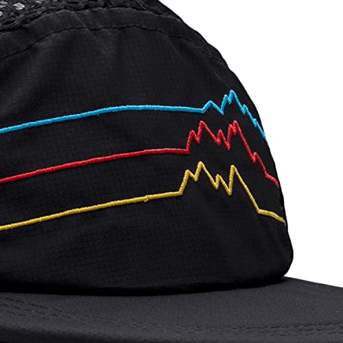 Headsweats Standard Performance Crusher Hat, Black/Mountains #TOP5