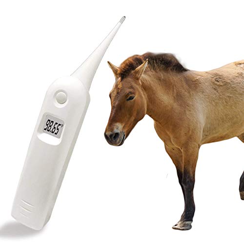 Fast Vet Thermometer for Birds, Cattle, Sheep, Horses, Temperature Reading in 6-8 Second with Celsius or Fahrenheit Units, Measurement site,Anus,Mouth - Thumbnail 5