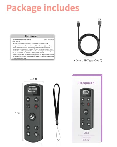 Disparador inalámbrico con pantalla OLED para cámaras Sony FX30 y ZV-1 7