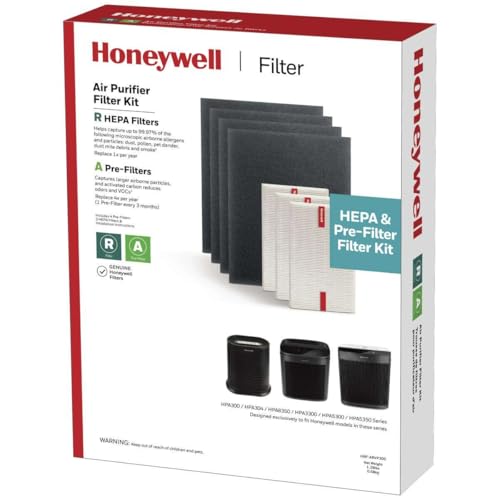 Honeywell HEPA Air Purifier Filter Replacement Kit for HPA300, HPA3300, HPA5300, HPA8350 series Air Purifiers, Value Combo Pack Includes 3 HEPA R & 4 A Carbon Pre-Cut Pre-Filters - image 9