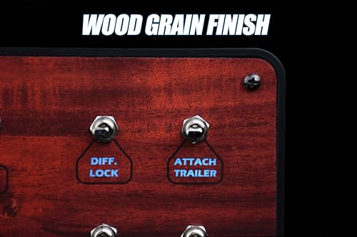 Image of Classic 2 Button Box for ATS /ETS2 (American Truck Simulator /Euro Truck Simulator) (Premium Woodgrain Finish)