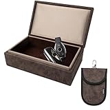 Serious Protection, Without the Guesswork – Unlike flimsy alternatives, Ananta Faraday Boxes are engineered with layered wood and military-grade shielding to block key fob signals reliably — no fiddling, no second-guessing. Designed for Everyday Use,...