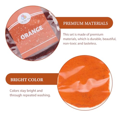 Ensemble de poudre de colorant de cravate Angoily à haute fixation pour textile