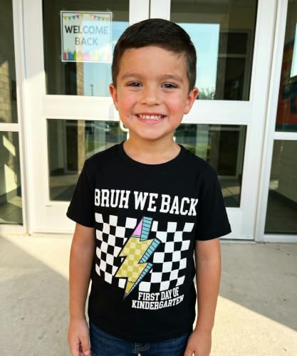 Image of Unique Baby Boys Kindergarten Vibes Only Back to School T Shirt