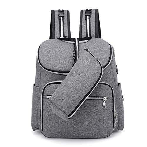 Preisvergleich Produktbild Baby Wickeltasche Rucksack mit Kinderwagen HakenMulti-Funktions Mutterschaft Wickeltaschen für Reisen mit Baby Langlebig und Stilvoll Wickelrucksack Große Kapazität Babytasche