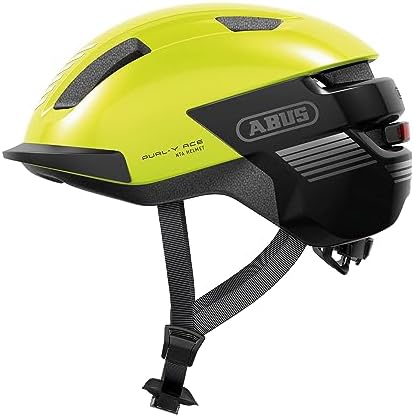 Abus Purl-Y Ace Bike Helmet with LED Light - Stylish Protection with NTA Safety - Unisex, for Adults and Youth - for E-Bikes and S-Pedelecs