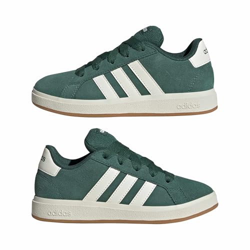 adidas Unisex Kinder Grand Court 00S Kids Shoes, Collegiate Green/Off White/Gum, 28.5 EU – Ansicht 6