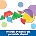 Learning Resources Translucent Geometric Shapes - 408 Pieces, Grades Pre-K+ | Ages 4+ Preschool Learning Materials, Manipulative Shapes, Early Geometry Skills, Classroom Accessories, Teacher Aids