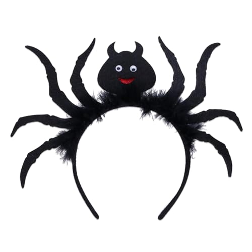 kiimiipa Halloween Spinnen Haarreif,Haarschmuck Mit Spinnen,Halloween Party Zubehör Kostüm für Halloween,Halloween Party Maskerade Cosplay Kopfschmuck Dekoration für Kinder,Damen & Heren (Spinnen)