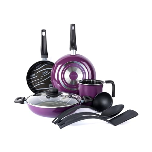 La mejor selección de Ekco los 10 mejores. 41 Ekco | Batería de Cocina Trends Aluminio con Antiadherente 8 Piezas – Morado