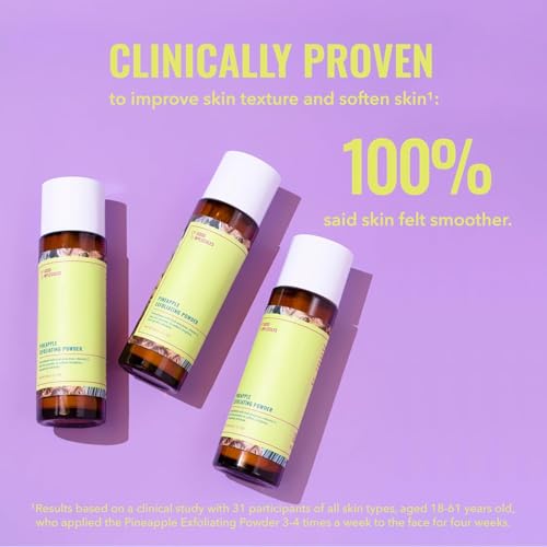 Good Molecules Pineapple Exfoliating Powder - Exfoliating Face Scrub with Natural Enzymes, Gentle Alcohol-Free Facial Cleanser, Skin Care for Face - Image 5