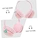 NOLITOY Plush Fabric Ear Muffs Sleep Ear Muffs for Adults Boys and Girls Soft Comfortable Non-slip