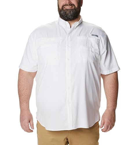 Columbia Mens PFG Tamiami II Short Sleeve Fishing Shirt, White, X-Small Columbia Mens PFG Tamiami II Short Sleeve Fishing Shirt, White, X-Small - Image 5