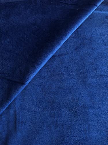 Tissu en velours bleu cobalt 10m pour transformer votre salon avec des rideaux sur mesure