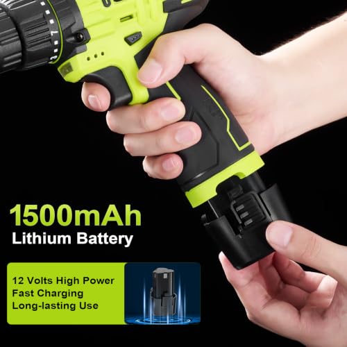 POWKITS 12V Drill Tool Set