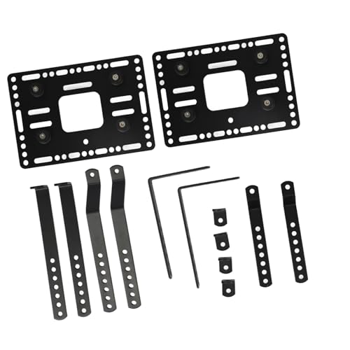 KIMISS Soportes de Montaje para Alforjas Duras de Motocicleta Universal, Liberación Rápida Izquierda/Derecha para Caja Lateral de 18L, Compatible con la Mayoría de Motos miniatura 3