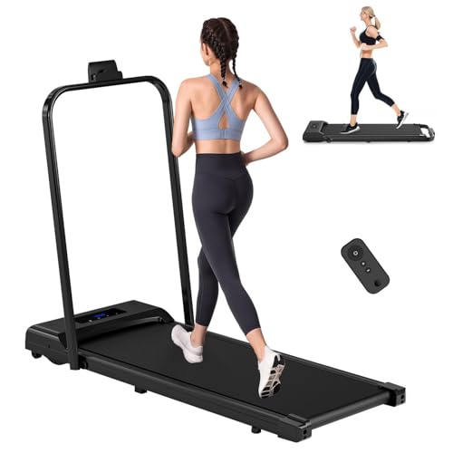 ANNA TOSANI Caminadora Eléctrica Portátil, Caminadora Eléctrica Plegable y Portátil con Pantalla Digital, Cinta de Correr Plana Plegable, Cinta de Correr para el Hogar