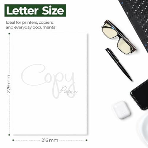 Ideal Multipurpose Copy Paper, Letter Size 8.5 x 11 in, 20 lb / 75 GSM, 97 Brightness, 6 Reams / 3,000 Sheets, Jam-Free for Laser, Inkjet, Copier & Fax, PEFC Certified (6 Reams - 3 image 7