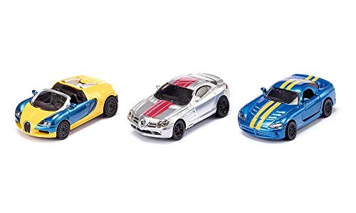 Siku 6323 juego de coches deportivos para carreras en la alfombra del salón de casa
