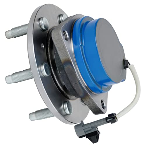 Image of Detroit Axle - RWD Front Wheel Bearing Hubs for 2005-2011 Cadillac STS 2004-2009 SRX 2004-2007 CTS Wheel Bearing Hubs Assembly Set Replacement, Pair Hubs