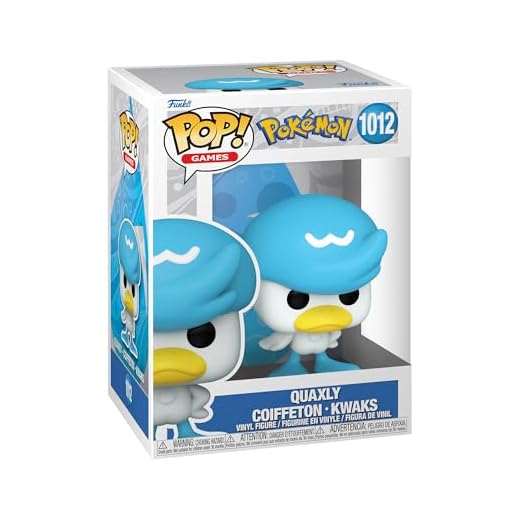 Funko Pop! Games: Pokemon - Quaxly - Figura de Vinilo Coleccionable - Idea de Regalo - Mercancia Oficial - Juguetes para Niños y Adultos - Video Games Fans - Muñeco para Coleccionistas y Exposición
