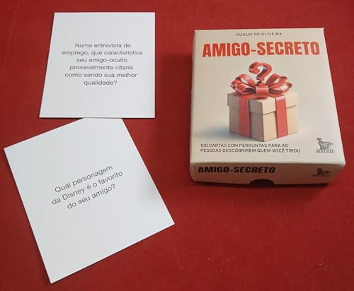 Amigo-secreto: 100 cartas com perguntas para as pessoas descobrirem quem você tirou