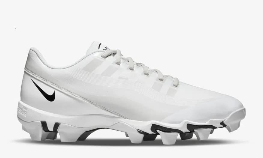 Nike Vapor Edge Shark Men's Football Cleat (us Footwear Size System, Adult, Men, Numeric, Medium, Numeric 13), White/Black-LT Smoke Grey